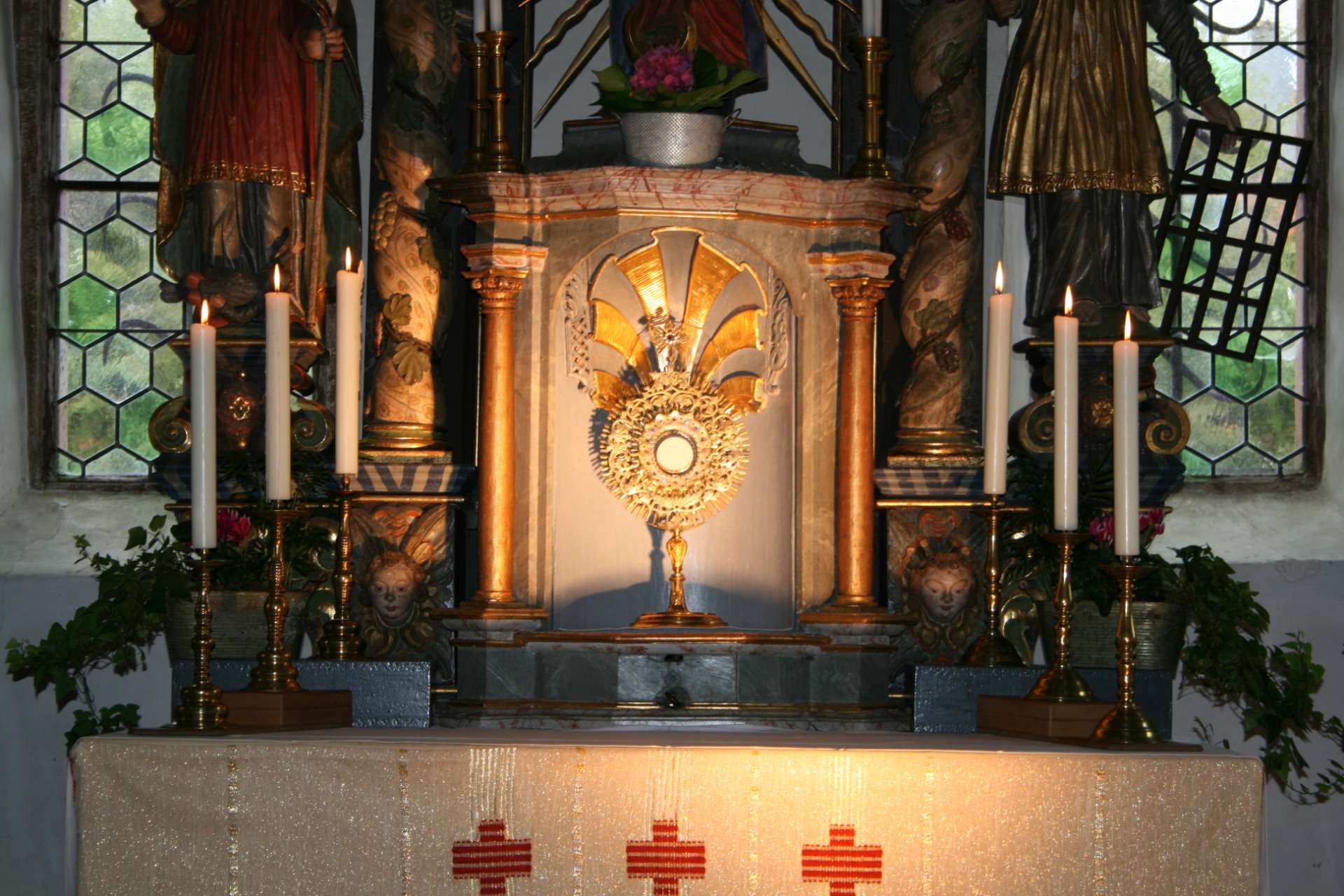 St. Georg und St. Valentin, Brand